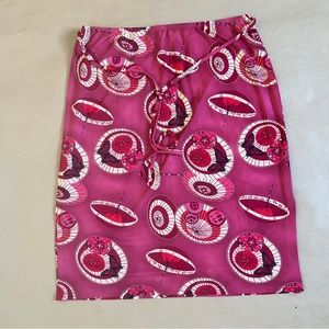 Vintage 90s funky graphic mini skirt